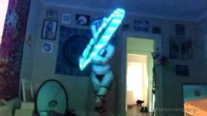 Just some half naked hula hoops feel free to tip me hehe