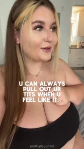 Mind if i pull my tits out lt 3