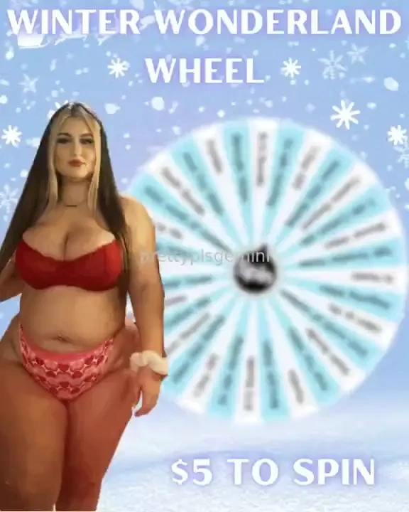 Welcome to my winter wonderland you deserve to be spoiled this month 