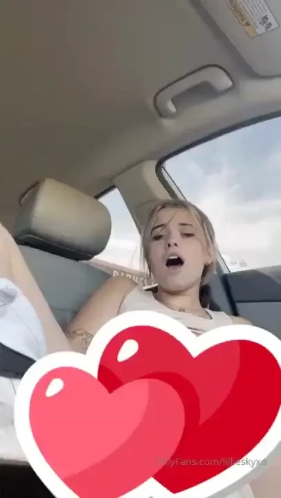 Pulling my shorts to the side and using my vibrator on my tight pussy 
