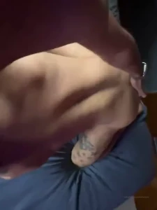 Giving my babe some morning head before the gym