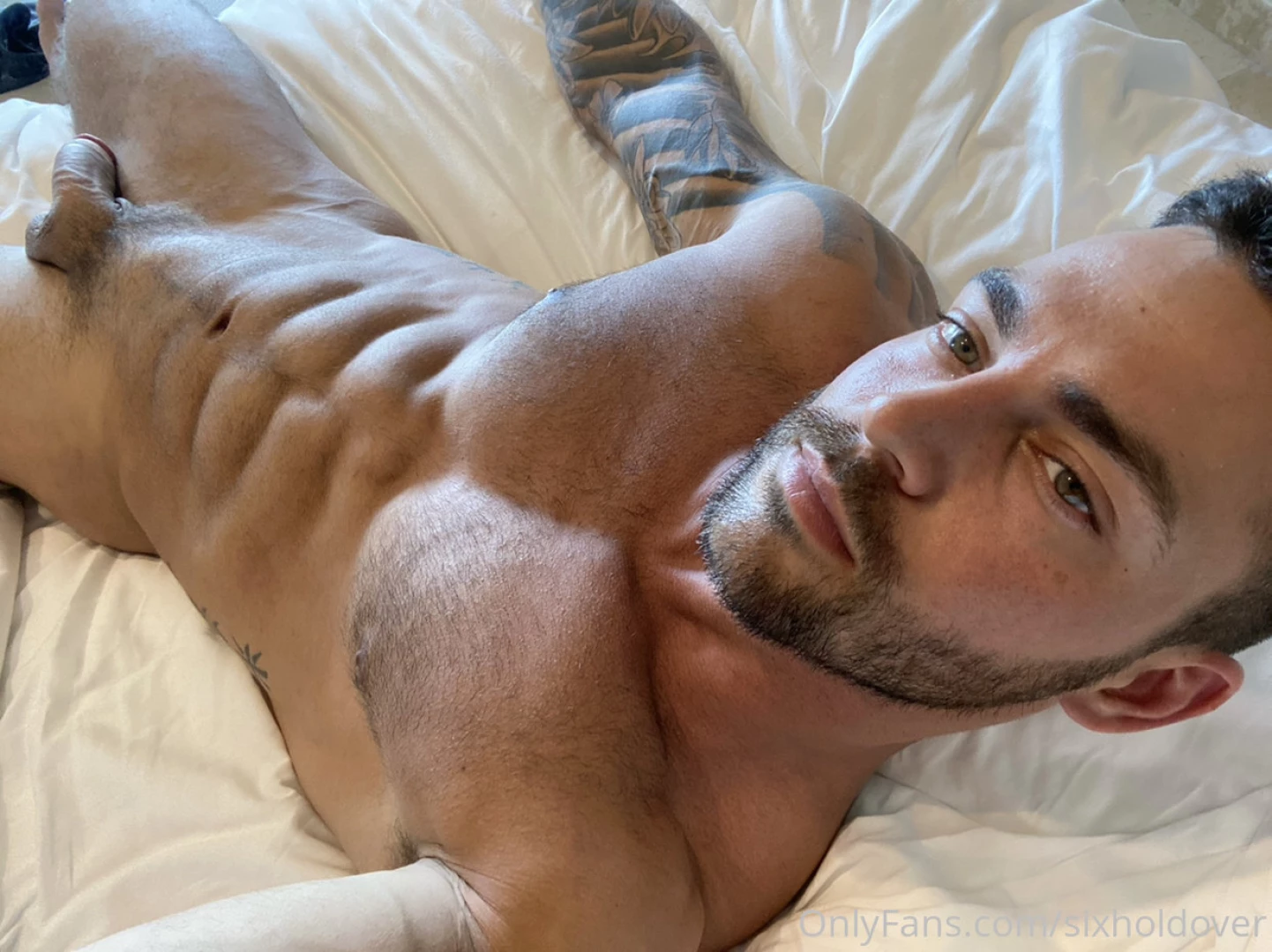 Where would you lay your head at my chest abs or on my meat 