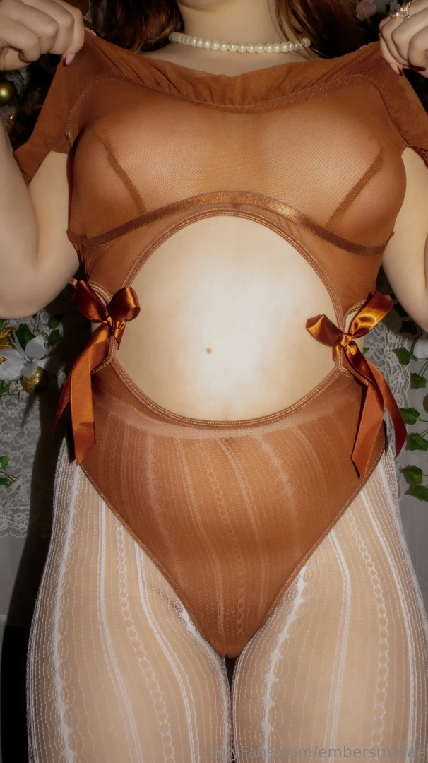 Like a little reindeer but you can only see my ears from the back 