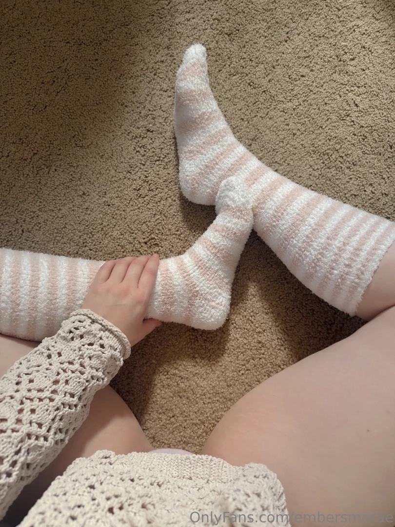 I love fuzzy warm socks 