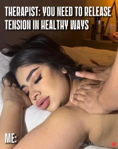 This massage was just supposed to be relaxing but i think i just