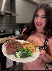 I ll cook you dinner and you tell me how you want your desert