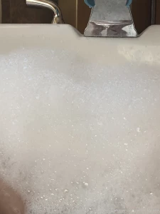 Relaxing bubbles epsom salts and essential oil