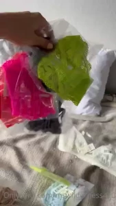 Package came in today with a bunch of sexy new thongs wanna watch me