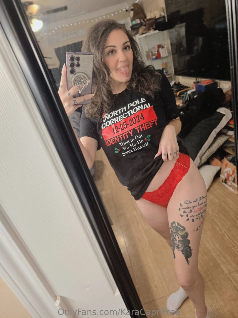 You deserve to have me under your tree today hope you have a merry part 1 