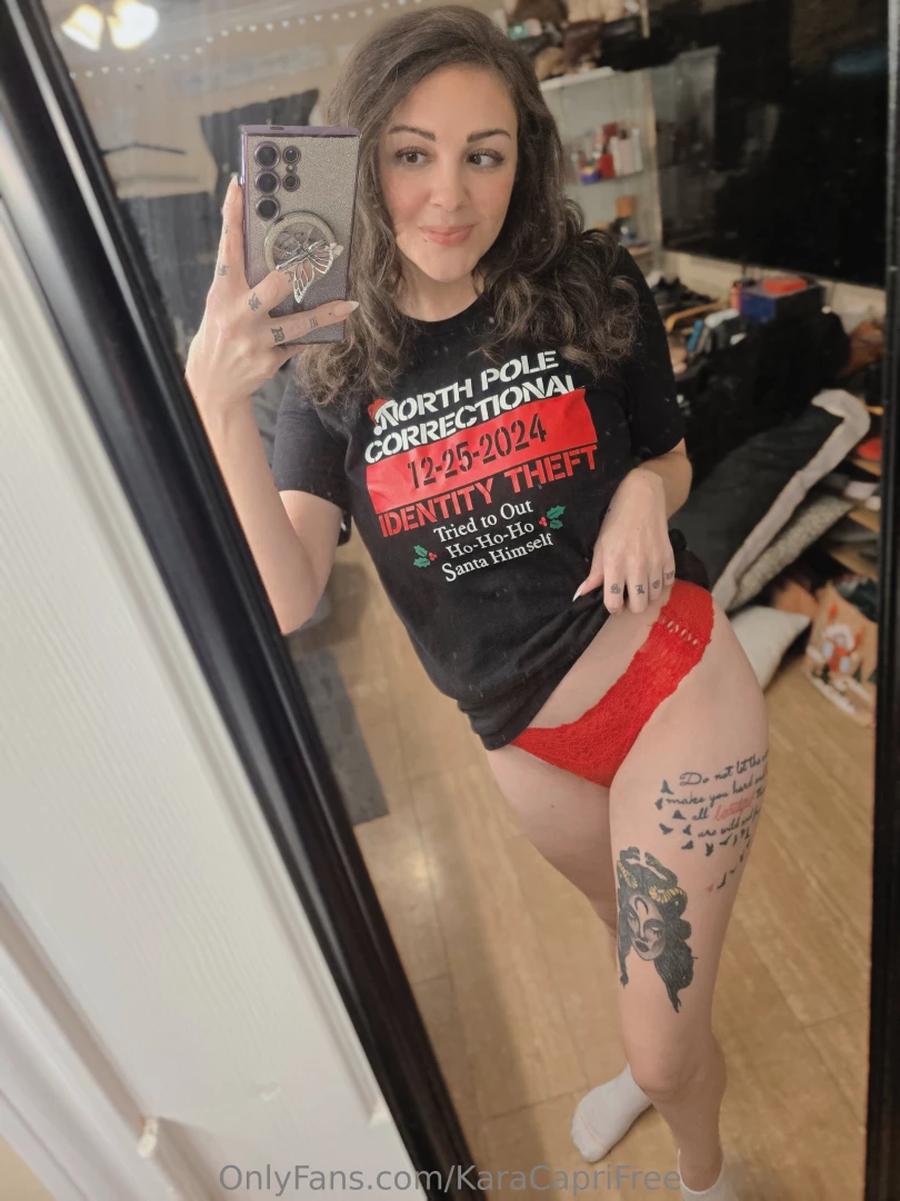 You deserve to have me under your tree today hope you have a merry 