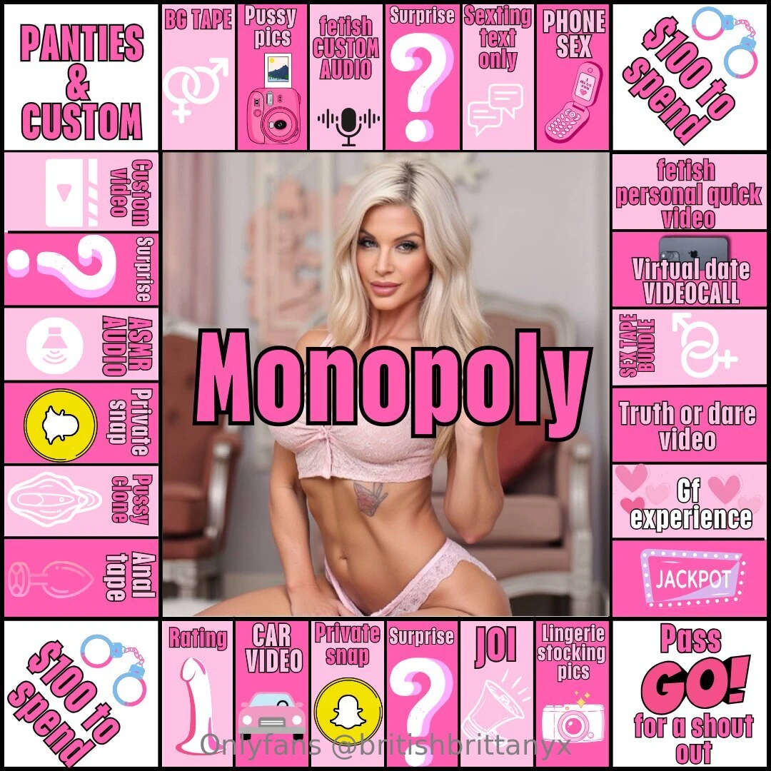 Monopoly time roll the dice and embark on a sexy adventure across my 