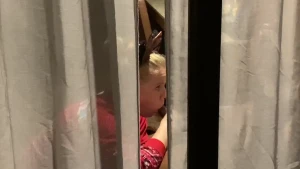 Pov you re on a late night stroll around the resort and see one window