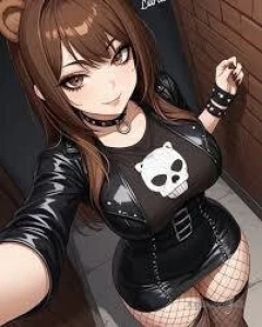 Gothifying anime girls my new series this summer for content besides