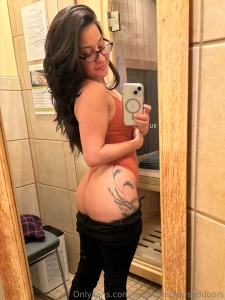 When you go to get in the sauna and notice the peach is extra peachy