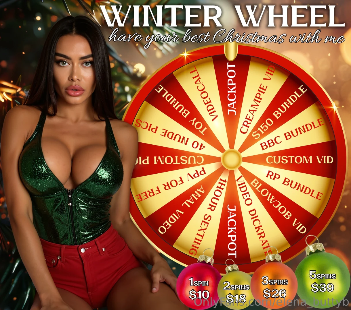 Spoiling you this year you guys deserve it hehe xmas surprise sent to 