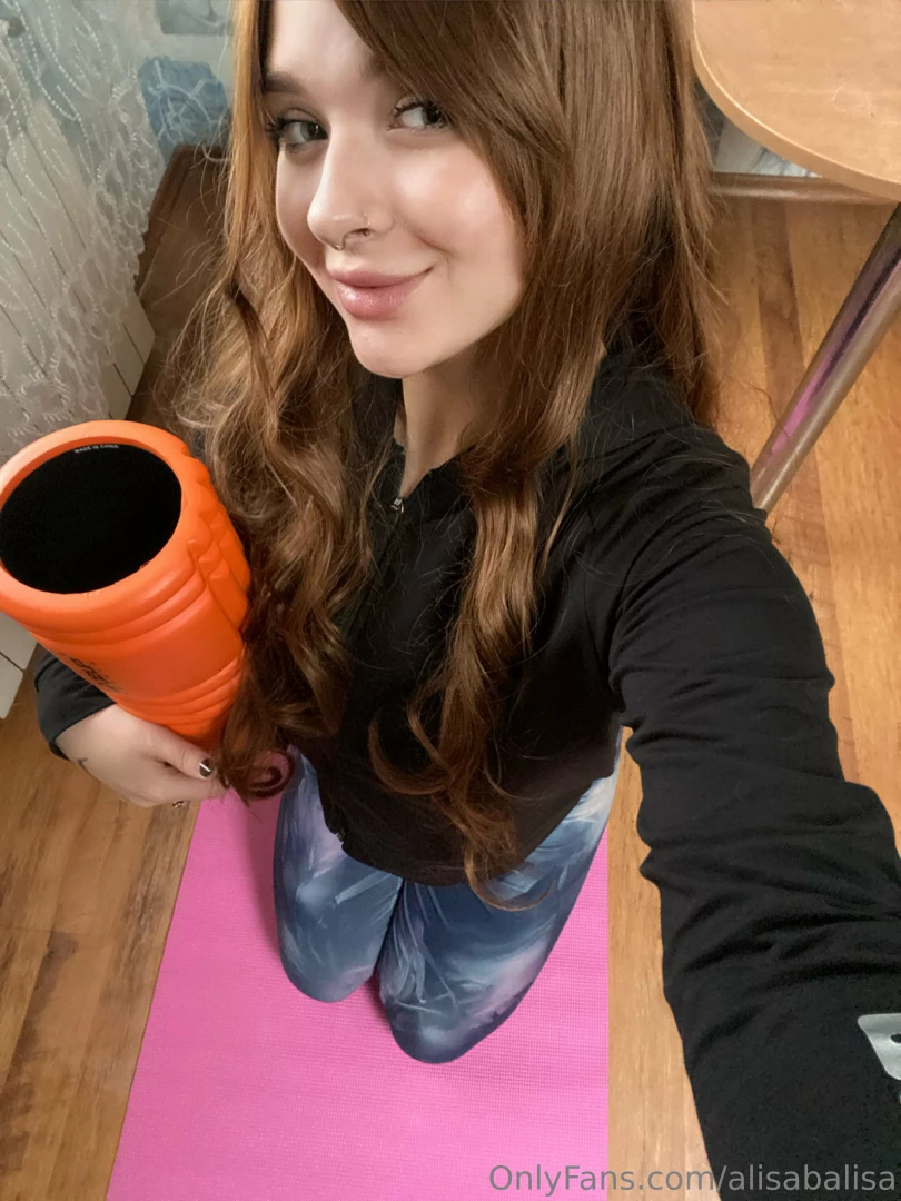 Yoga gives me pleasure and emotions i dissolve in my thoughts and 