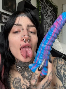 Bouncing my ass alll the way up and down this ribbed dildo it gets me part 1