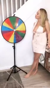Sunday funday - sexy wheel of fortune spin for davee good luck