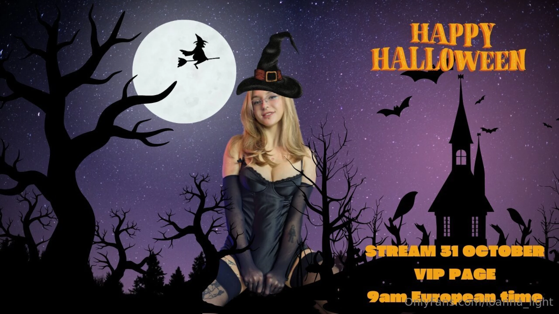 Hello i am happy to announce that on october 31st i will be streaming 