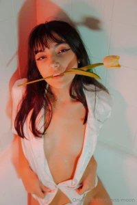 As you can see her skilful mouth can easily accommodate one flower let part 9