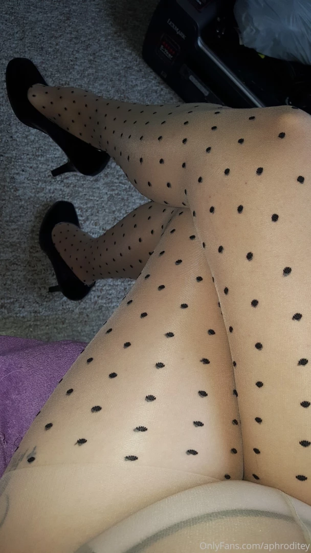 What do you think of patterned tights how about these polka dot 