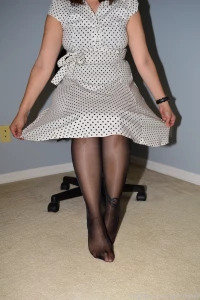 Finally the weekend is here black shiny pantyhose with one of my part 4