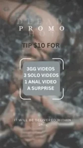 Only 10 for 3 gg videos 3 solo videos 1 anal video and a surprise