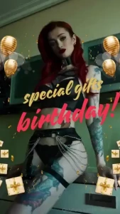 Hey everyone it s my birthday to celebrate this special day i want to