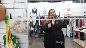 At the influencer thrift store