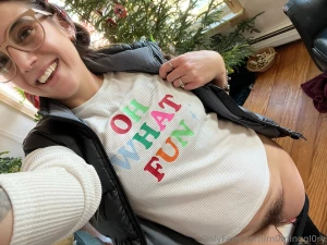 Milf holiday outfit checkkk this big bush and i are off to do errands part 1