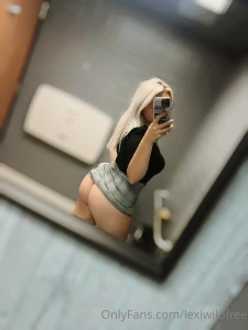 When you wear a skirt