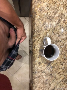 Coffee time woke up horny af