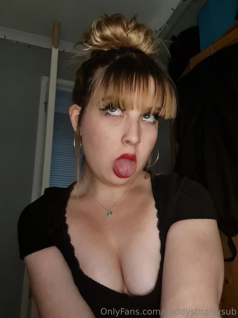 Wanna see what my tongue can do daddy lots of love lily xx 