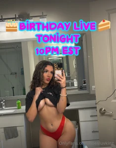 Surprise surprise it s my birthday tomorrow so i am going live tonight