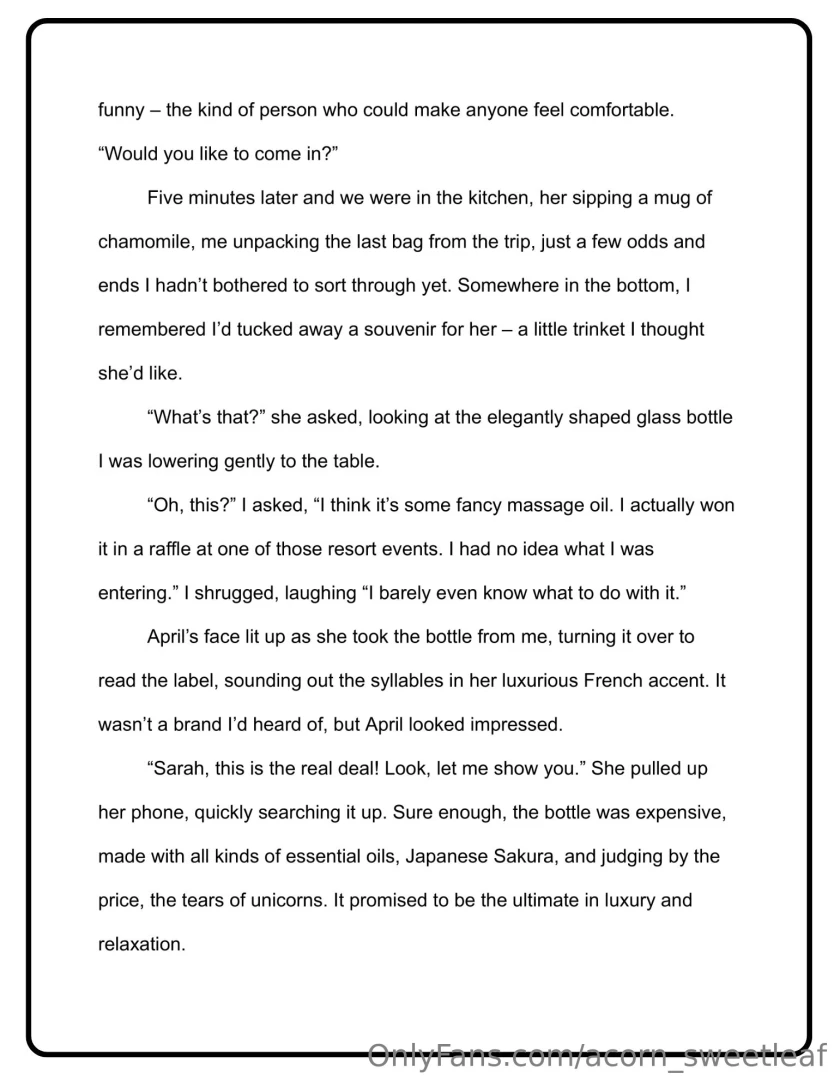 Rest of it is on my vip innit as are the rest of my stories and the part 4 