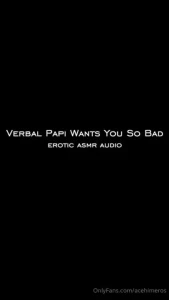 Daddy wants you so bad erotic verbal sit on my lap while i beg you to