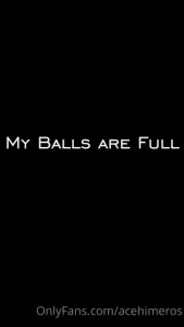 My baiis are full bringing you up close and personal with my cock and