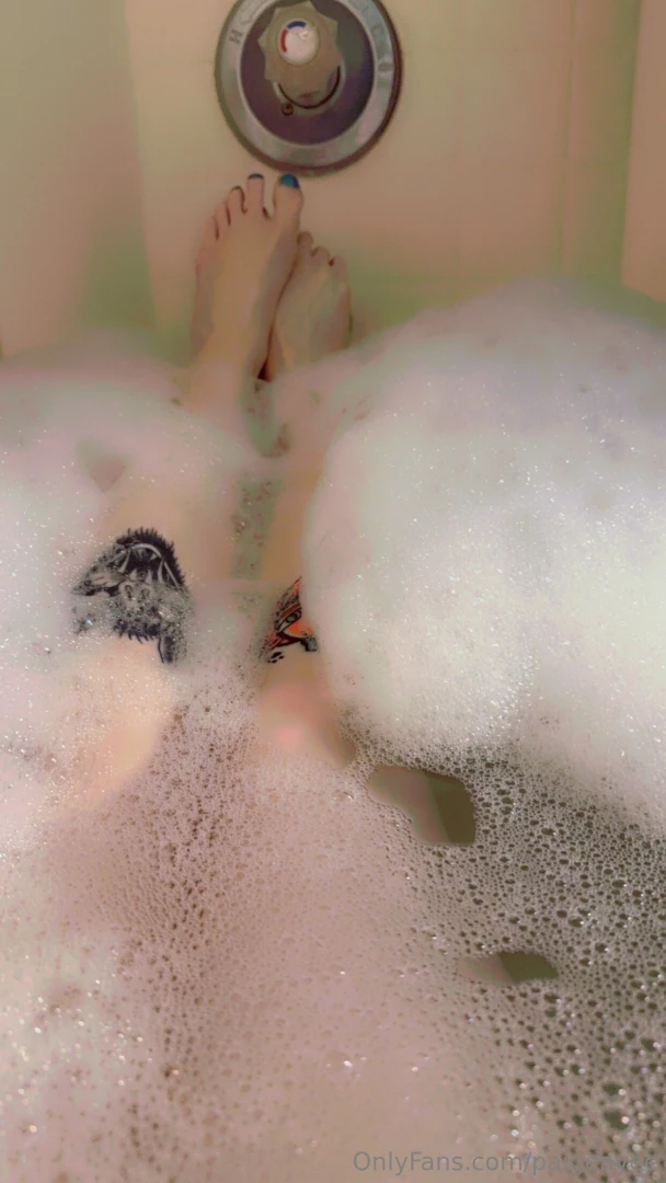 Soapy boobies bath time 