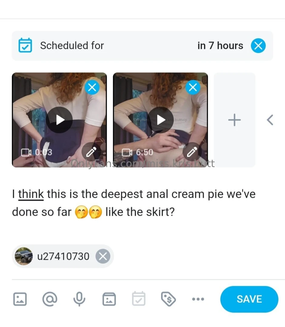 Tonight always unlocked on my vip https onlyfans com miss kris buttvip 