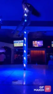 Pole dancing makes me feel free