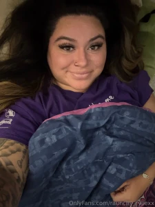 Finally laying in bed relaxing my fav part of the day