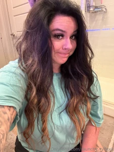 Forgot to show the hair results pic yesterday happy friday