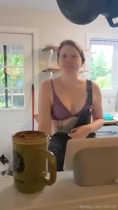 My sexy barista just picking up my coffee from the sexy barista coffee 