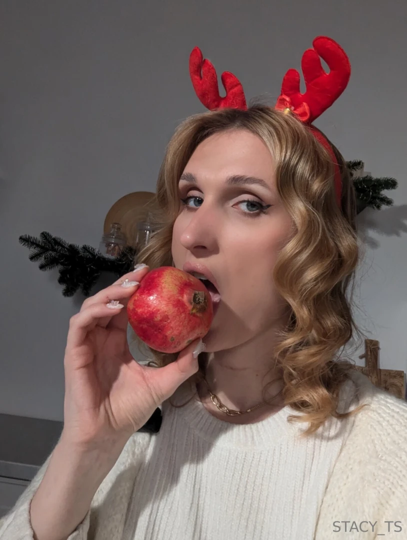 So what do you think of my look today i m in the role of stacy the 