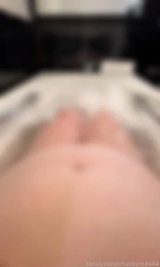 I love hearing the water splash around as i play with my big belly in