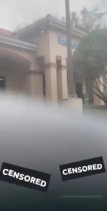 Good morning i m at the bank flashin my tits