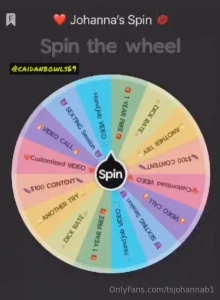 Come and win with my lucky wheel my love you can win great prizes my