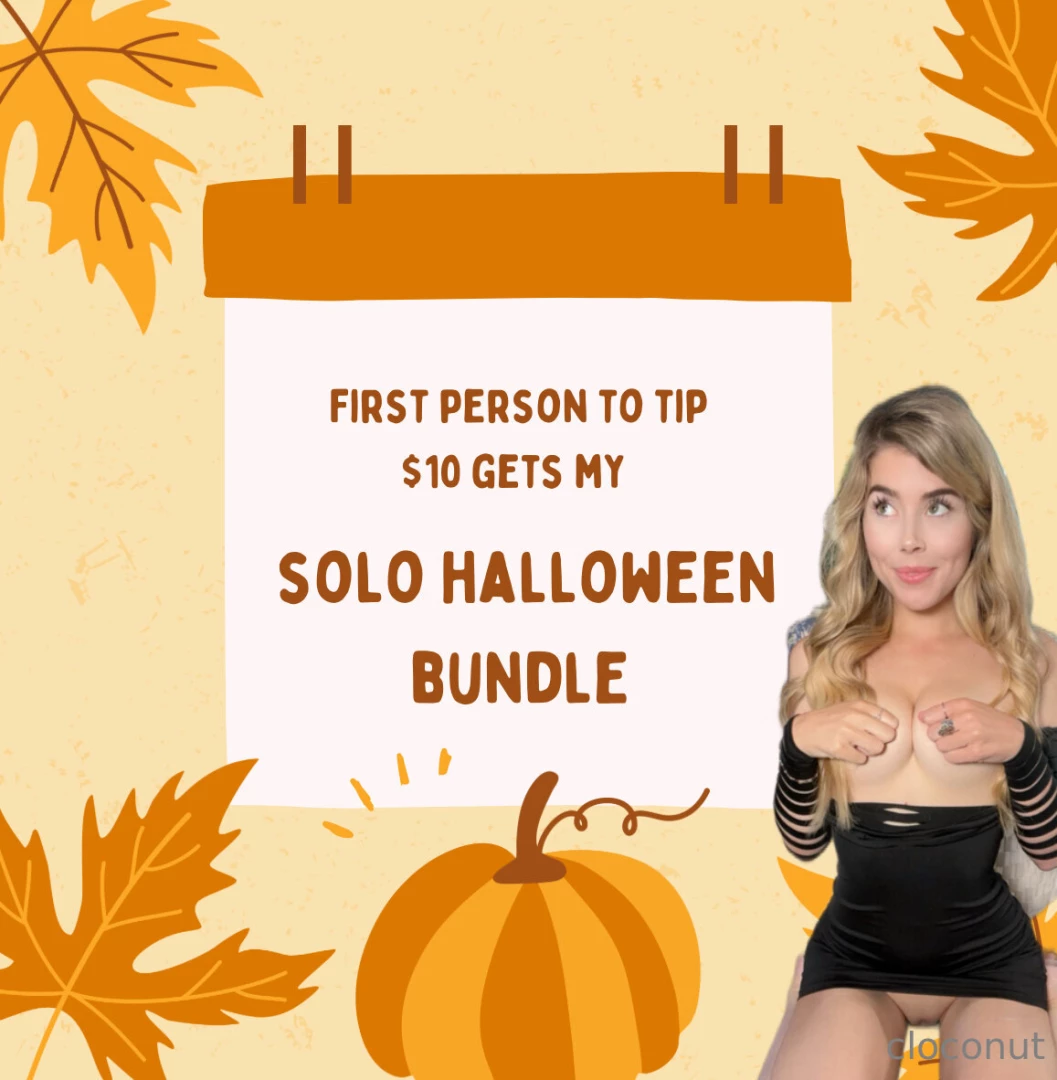 First only 10 for - 2 cosplay vids - halloween pics 