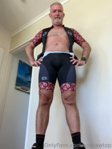 It was a bit sweaty cycling today it get good to peel off the cycling part 7