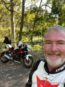 Motorcycle cock fine weather and not in lockdown have to go back a